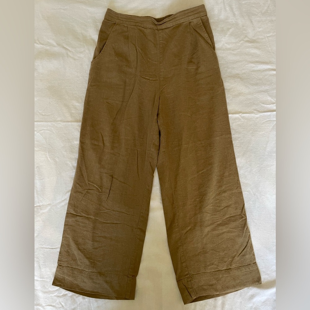 Vintage Linen Tan Pants